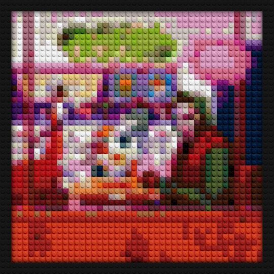 MF Food Vinyl Cover diy pop culture bricks
