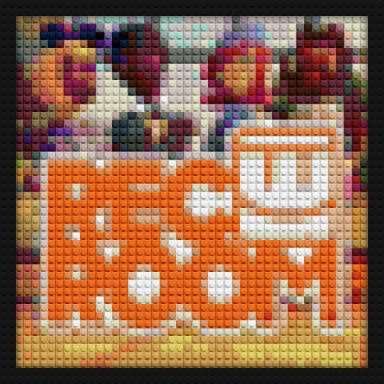 Rec Room Game Cover brick building wall art