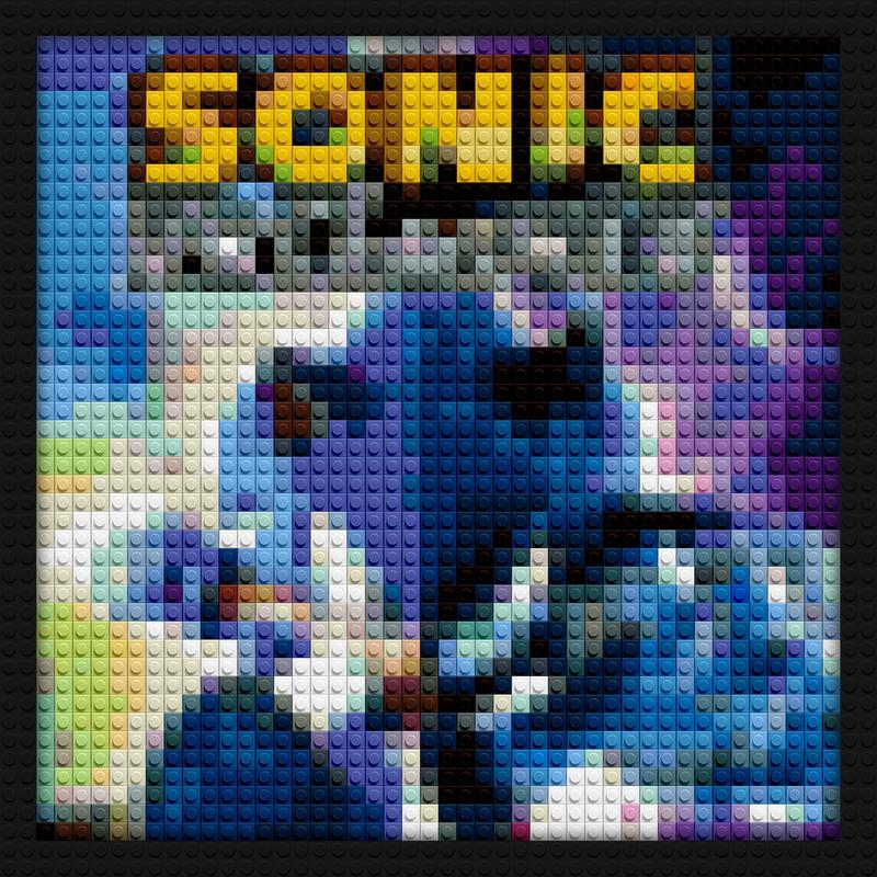 Sonic Unleashed lego brick block wall decor | Compatible with LEGO-style bricks | Pixel Brick Art