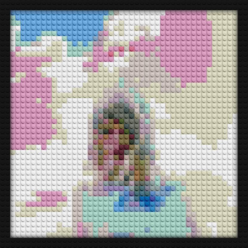 Taylor Swift Lover Album retro pixel brick art | Compatible with LEGO-style bricks | Pixel Brick Art