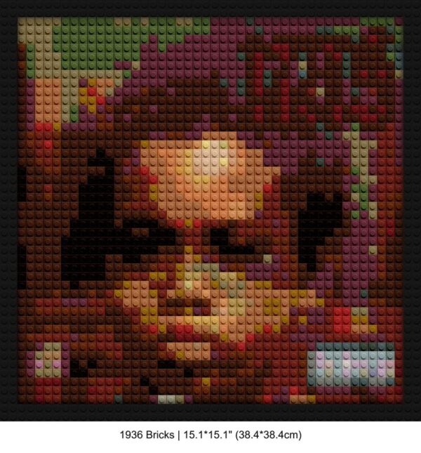 Nas Illmatic creative brick wall decor | Compatible with LEGO-style bricks | Pixel Brick Art
