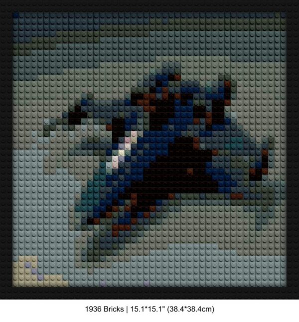 XML interlocking sets building brick art | Compatible with LEGO-style bricks | Pixel Brick Art