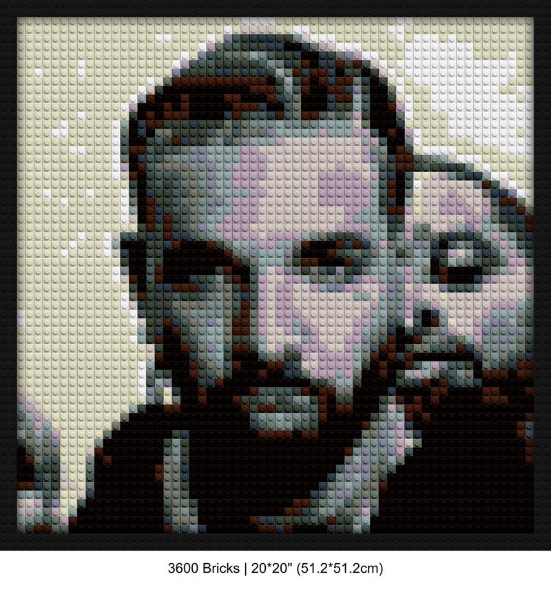 Hip Hop Decor pixel-style bricks | Compatible with LEGO-style bricks | Pixel Brick Art