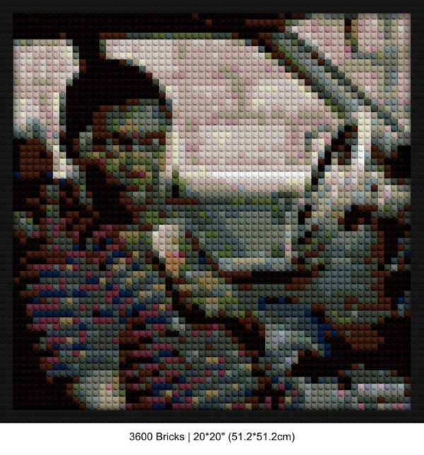 Utopia album brick-building wall art | Compatible with LEGO-style bricks | Pixel Brick Art