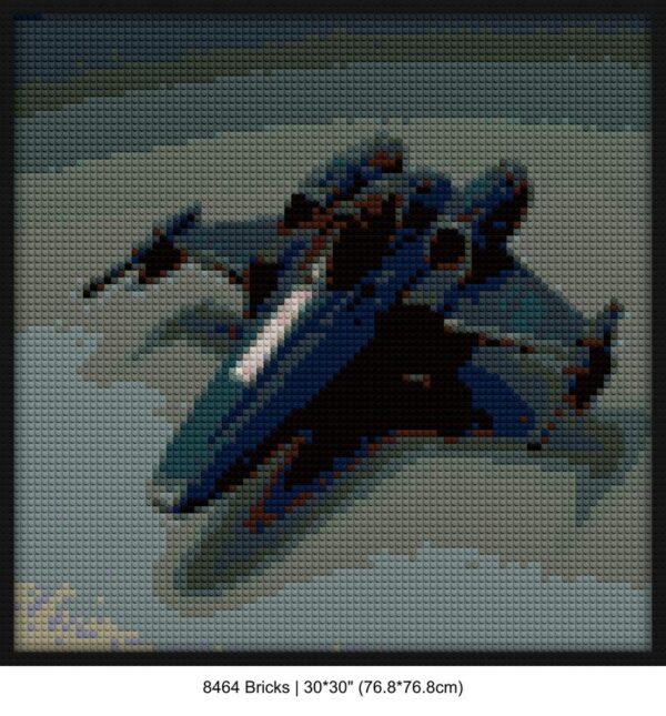pop culture collectibles building brick art | Compatible with LEGO-style bricks | Pixel Brick Art