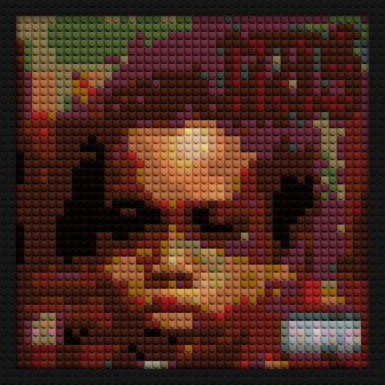 Illmatic lego set brick-inspired artwork