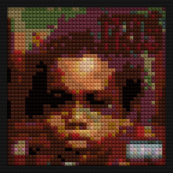 Illmatic lego set brick-inspired artwork | Compatible with LEGO-style bricks | Pixel Brick Art
