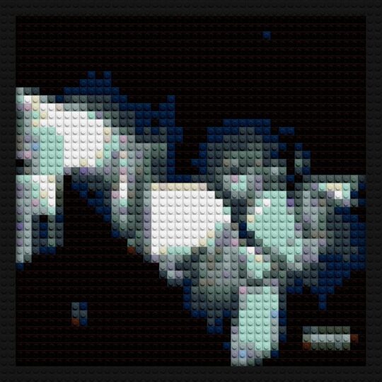 JackBoys 2 Travis Scott custom brick portraits | Compatible with LEGO-style bricks | Pixel Brick Art